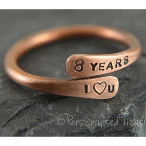 Incredible gifts india first or 2nd marriage anniversary gift personalized engraved photo plaque (5x4 inch, wood, beige) 4.4 out of 5 stars 2,680 ₹459 ₹ 459 ₹1,500 ₹1,500 save ₹1,041 (69%) Personalized Bronze Ring | 8th Anniversary Gifts For ...