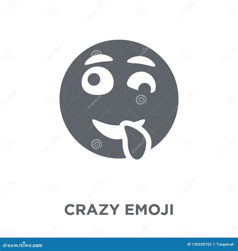 Icono Loco Del Emoji De La Colección De Emoji Ilustración Del Vector