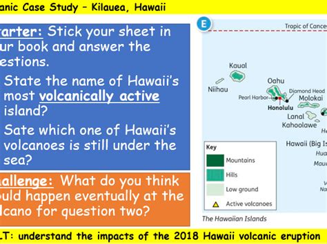 8 Volcanic Case Study Our Physical World Sow Teaching Resources