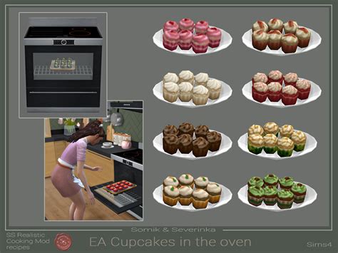 Install Cupcakes From The Cupcake Machine In The Oven The Sims 4 Mods