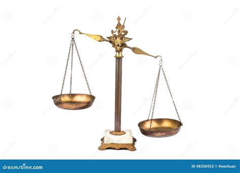 Imbalanced Scale Stock Image Image Of Equal Flat Justice 48206923