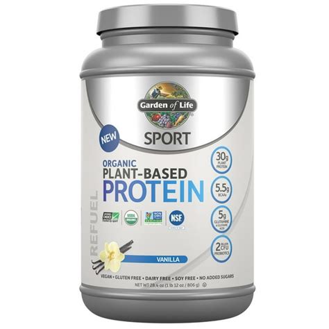 Garden Of Life Sport Organic Plant Based Protein Powder Vanilla 30g