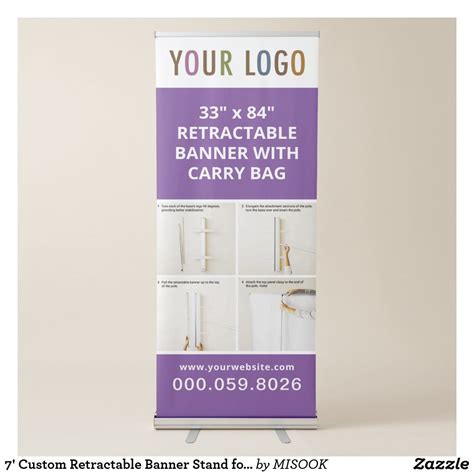 Create Your Own Vertical Retractable Banner Zazzle Retractable