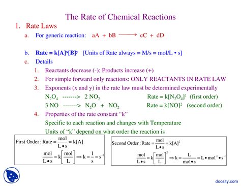 It is the speed for a reactant to be used up or product to be formed. Rate of Chemical Reactions - Chemistry - Lecture Slides ...