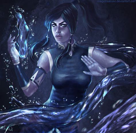 Avatar Korra Waterbending By Magicnaanavi On Deviantart