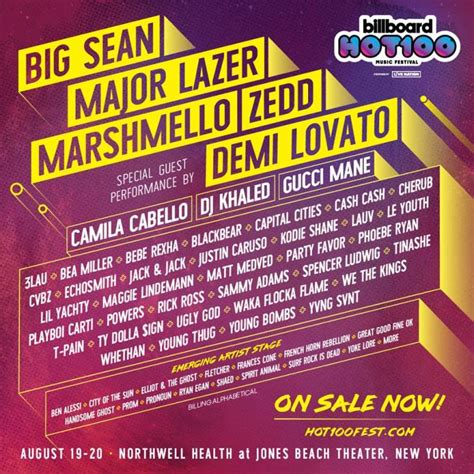 Billboard Hot 100 Festival 2017 Five Acts To Catch The Nocturnal Times