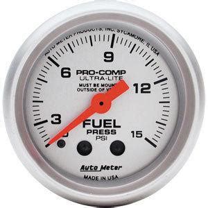 Sell AutoMeter 4313 Ultra Lite Fuel Press Gauge W Isolator In Suitland