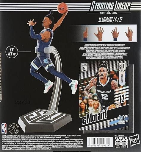 Hasbro Starting Lineup Nba Series 1 Ja Morant Memphis Grizzlies 6