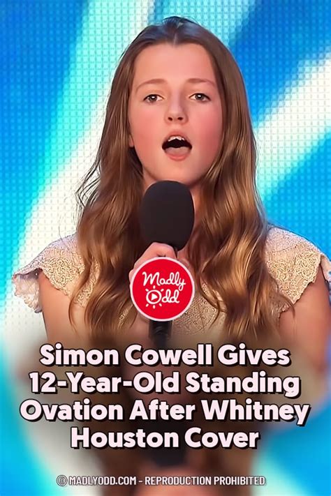 PIN Simon Cowell Gives 12 Year Old Standing Ovation After Whitney