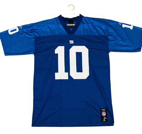 Eli Manning 10 New York Giants Nfl Reebok Jersey Mens Size Xl Ebay
