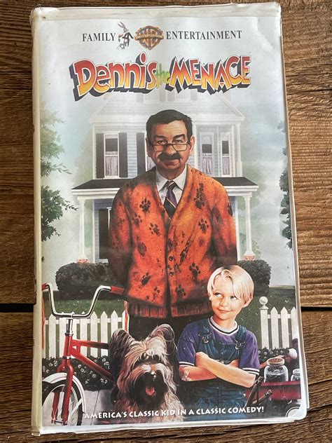 Vintage Dennis The Menace Vhs Tape Movie 1993 Warner Brothers