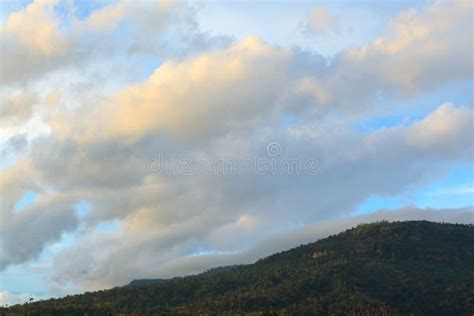 Scenic Of Clouds Over Mountain Stock Photo Image Of Weather Mountain