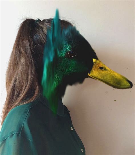 Human Duck Hybrid Based On Charlotte Carons Work Just Beautiful
