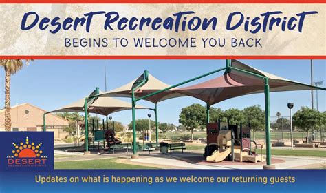 Desert Recreation District Continues Preparations For Resuming