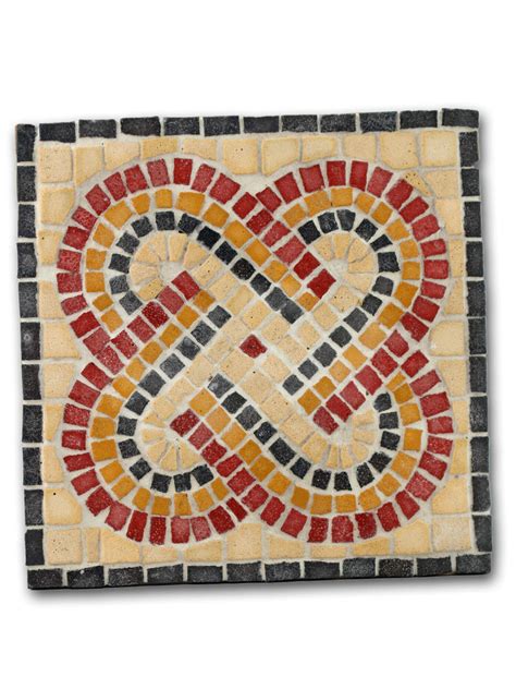 Buy Mosaic painting template Roman knot 14x14cm - 2 pieces | Roman Sh
