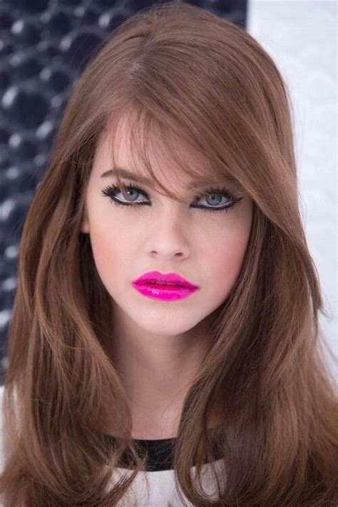 Barbara Palvin Pink Lips Down Hairstyles Hair Beauty Hair Styles