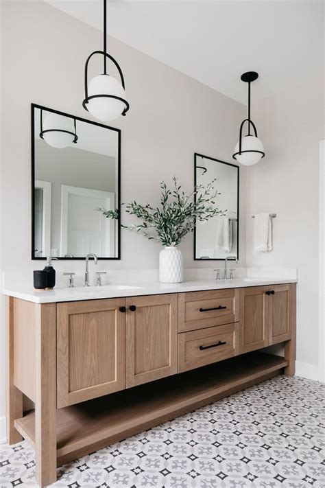 Master Bathroom Vanity Cabinet Custom White Oak Custom Stained In