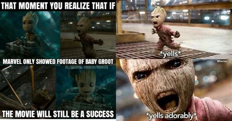 Guardians Of The Galaxy 10 Most Hilarious Groot Memes