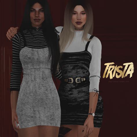 Trista Dress Slay Classy Sims 4 Dresses Sims 4 Mods Clothes Sims