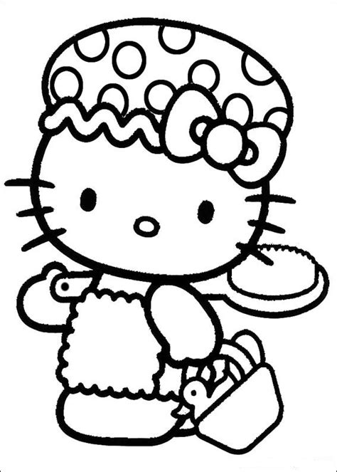 A lot of kids often know the image of a pink hello kitty and are very cute, such as: Fun Coloring Pages: Hello Kitty Coloring Pages