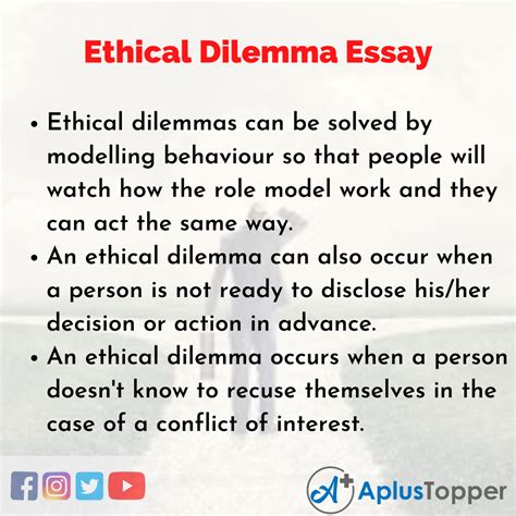 Ethical Dilemma Essay | Essay on Ethical Dilemma for ...