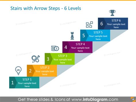 22 Modern Steps Diagram Infographics Powerpoint Template