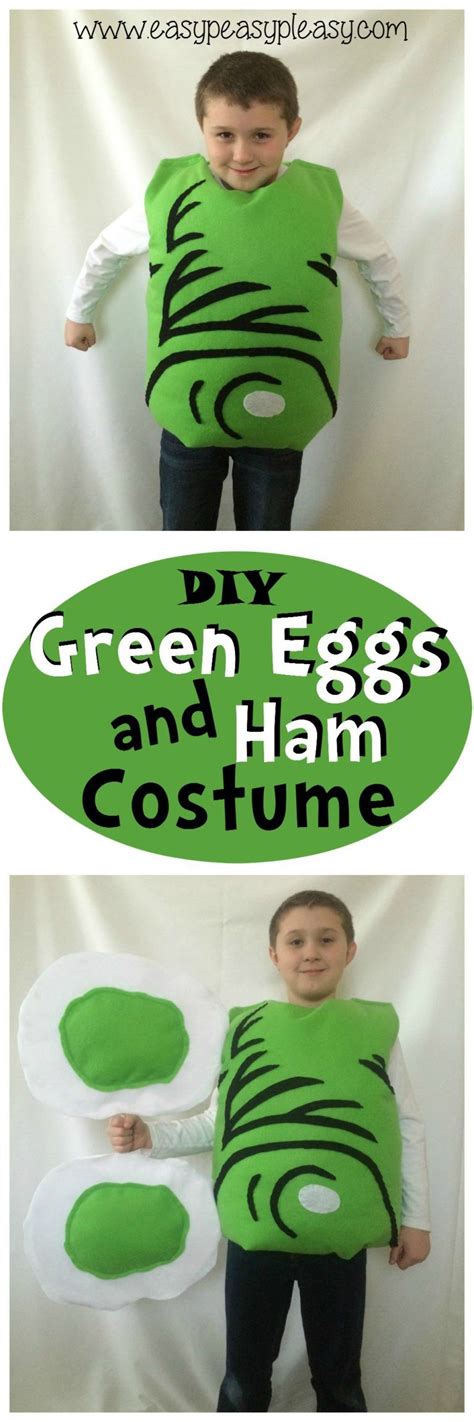 All Things Dr Seuss Diy Green Eggs And Ham Costume Easy Peasy Pleasy