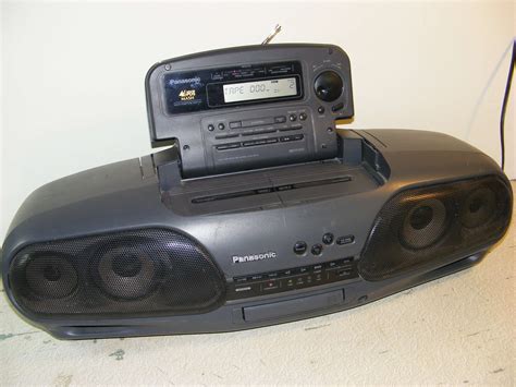 Panasonic Rx Dt707 Boombox Ghettoblaster Cobra Cd 2x Tape Decks Works