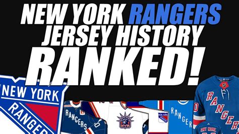 New York Rangers Jersey History Ranked Youtube
