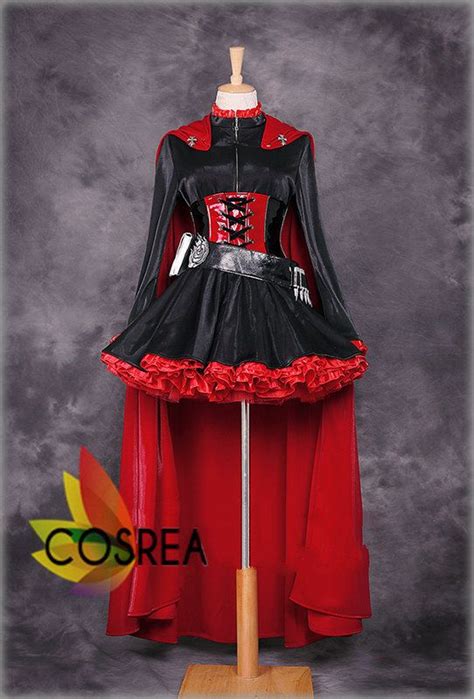 Rwby Ruby Rose Limited Edition Cosplay Costume Set With Free Shipping