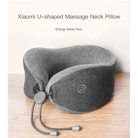 Jual Xiaomi Mijia Lf Neck Massager Pillow For Neck Relax Muscle Therapy Lc Shopee Indonesia