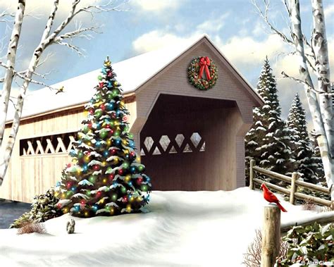 Pin By Rhonda Selvidge On Holiday Christmas Covered Bridges Winter