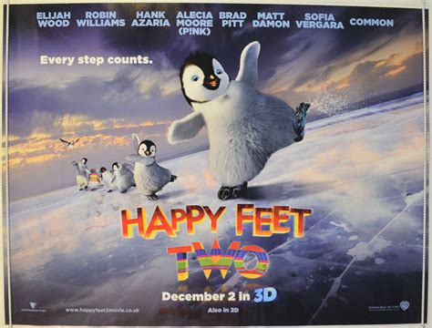 Happy Feet Two Teaser Advance Version Original Cinema Movie Poster From