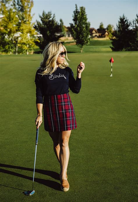Plaid Golf Skort Golf Skirts Golf Outfits Women Golf Attire