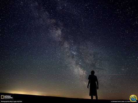 美国华盛顿州夜空壮观银河 神秘的地球 科学自然地理探索