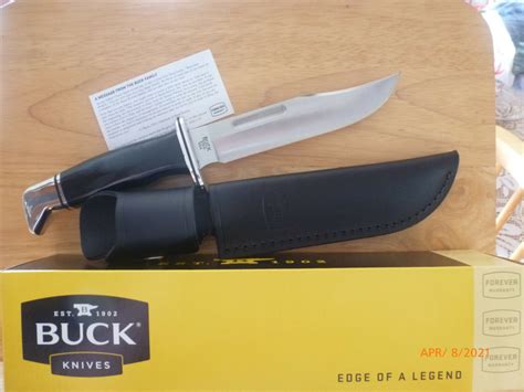 Buck 119bks Special Fixed Blade Knife With Leather Sheath New In Box