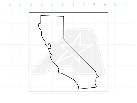 California Template Router Template Clear Acrylic Template Etsy