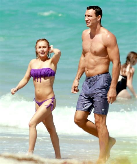 Hayden Panettiere And Wladimir Klitschko Hottest Celebrity Beach