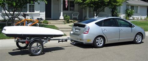 Prius Trailer For Bikes So The Roof Can Have Room For Kayaks And Canoes