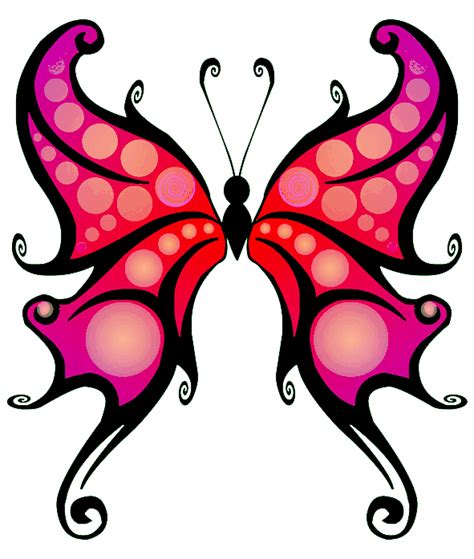 Pictures Of Red Butterflies Clipart Best