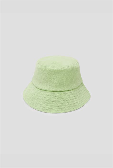 Woven Terry Bucket Hat Mint Green Venroy Premium Leisurewear