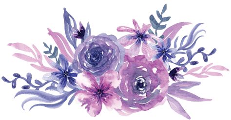 Purple Watercolor Floral Wallpapers Top Free Purple Watercolor Floral