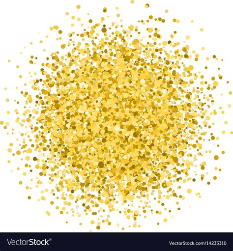 Glitter Golden Round Royalty Free Vector Image