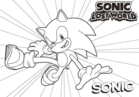 Sonic The Hedgehog Boom Coloring Pages Free Printable
