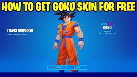 How To Get Goku Skin For Free In Fortnite Dragon Ball Super Bundle