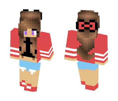 Download Cute Pink Bow Girl Minecraft Skin For Free Superminecraftskins