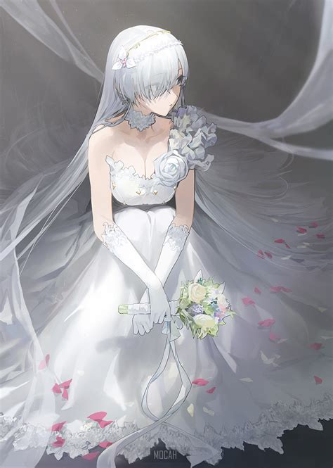Anime Anime Girl Fategrand Order Anastasia Fategrand Order Wedding Dress Dress White