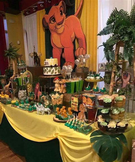 Lion Baby Shower Ideas Baby Simba Centerpieces The Lion King By