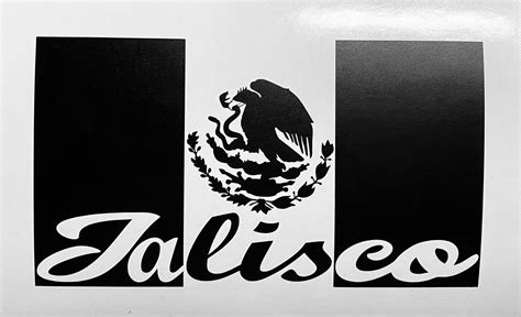 Jalisco Mexico Flag Decal Sticker Etsy