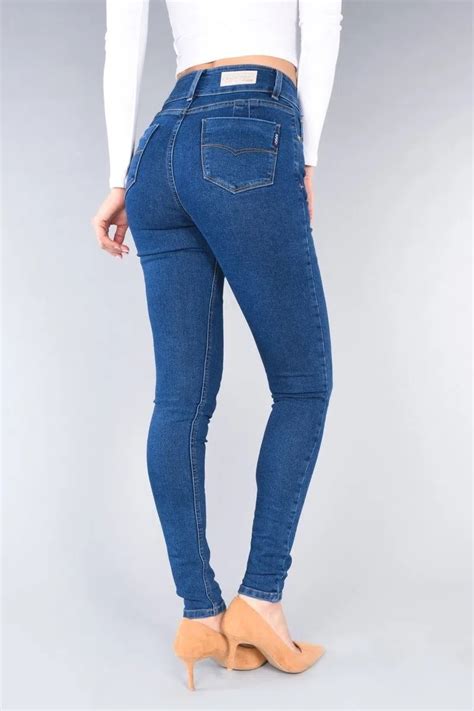 pantalón super entubado de mezclilla oggi jeans katia mujer mercado libre